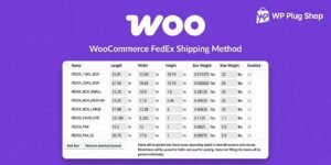 WooCommerce FedEx Shipping Method – Live FedEx Rates & Shipping Plugin