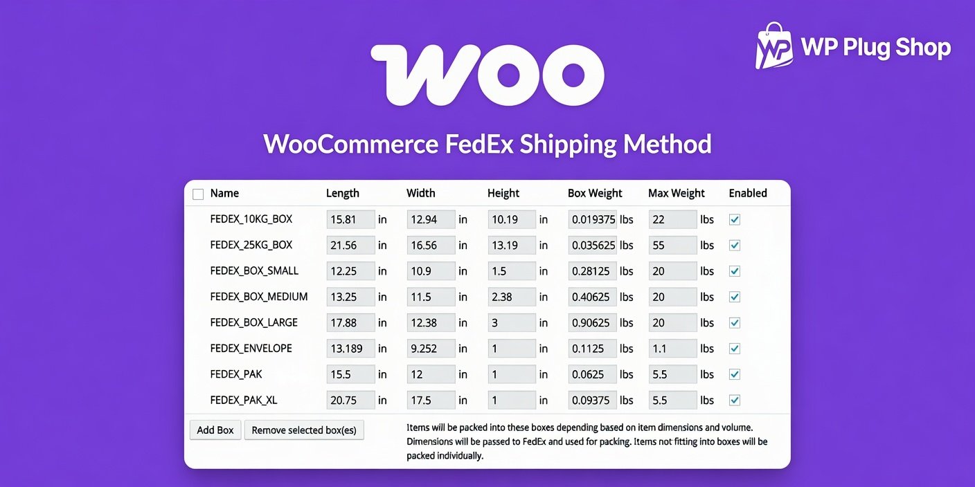 WooCommerce FedEx Shipping Method – Live FedEx Rates & Shipping Plugin