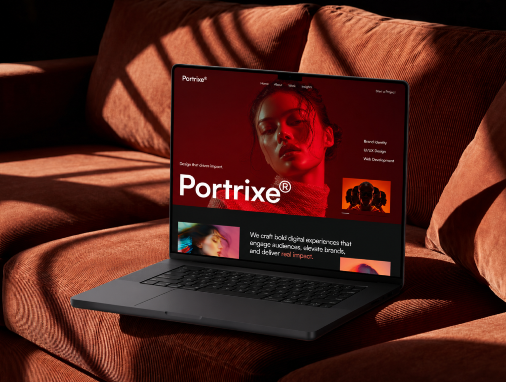 Portrixe® Agency Template – Modern Framer Portfolio & Agency Template