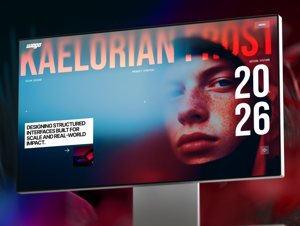 Kaelorian Frost – Modern Webflow Portfolio Template for Designers