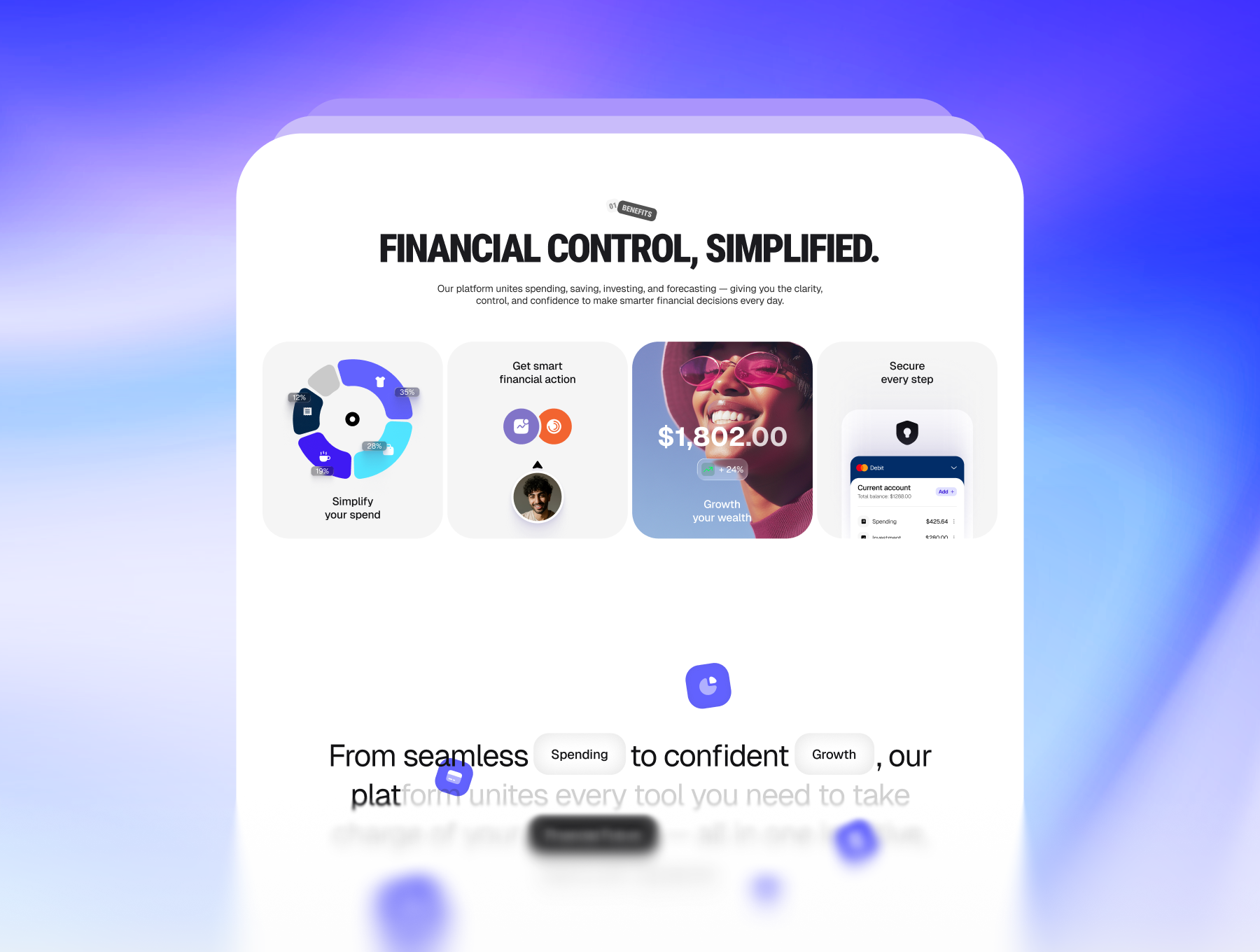 OneFin – Finance SaaS Framer Template - Image 2
