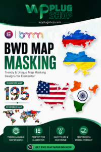 BWD Map Masking Addon for Elementor – Country & World Map Plugin