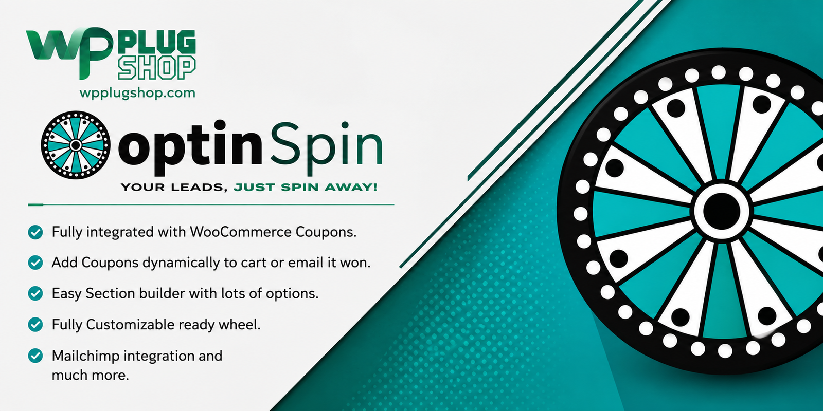 OptinSpin – WordPress Fortune Wheel Plugin for WooCommerce Coupons