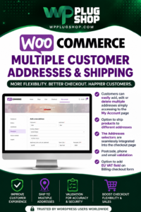 WooCommerce Multiple Customer Addresses & Shipping