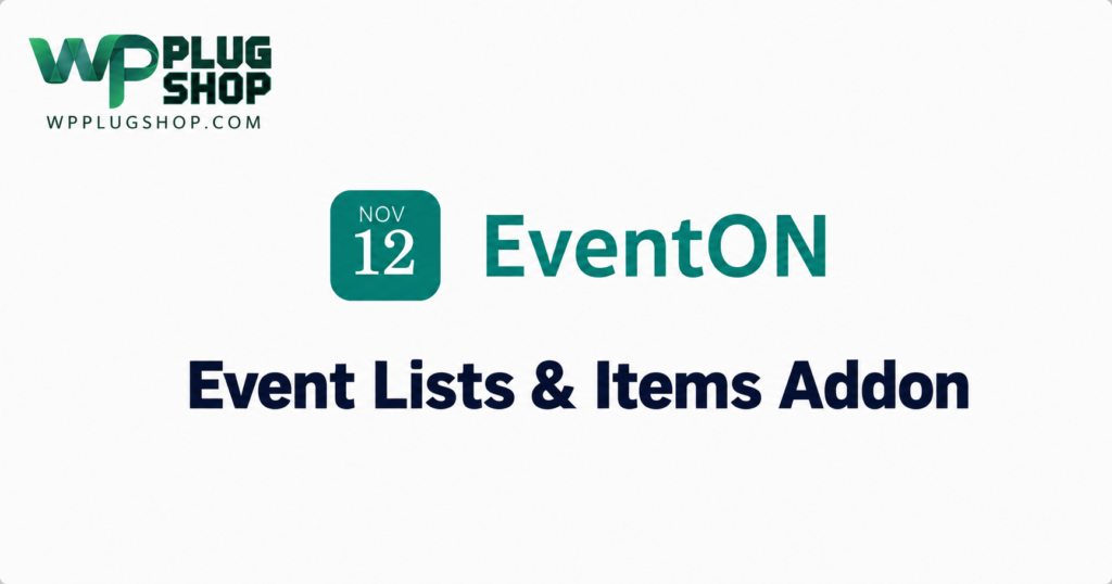 EventON Event Lists & Items Addon – WordPress Event Listing Extension