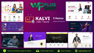 Kalvi LMS Education WordPress Theme – Online Courses & eLearning