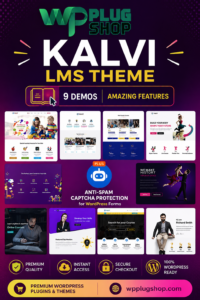 Kalvi LMS Education WordPress Theme – Online Courses & eLearning