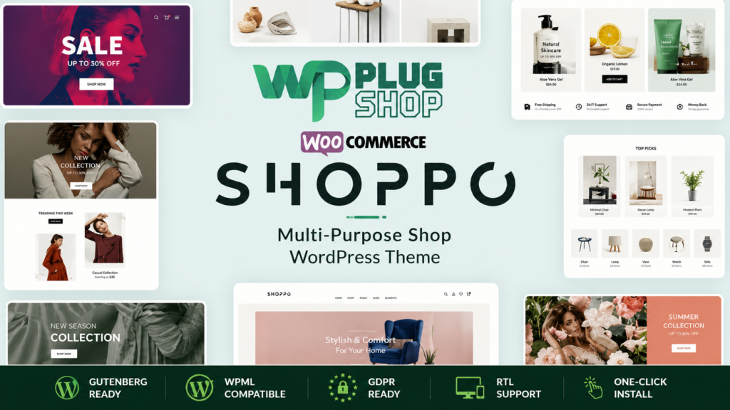 Shoppo Multipurpose WooCommerce Shop WordPress Theme