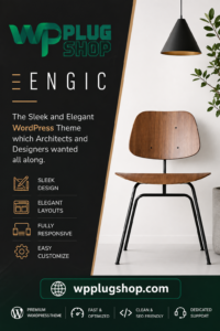Engic Multiuse Responsive WordPress Theme – Architecture & Construction