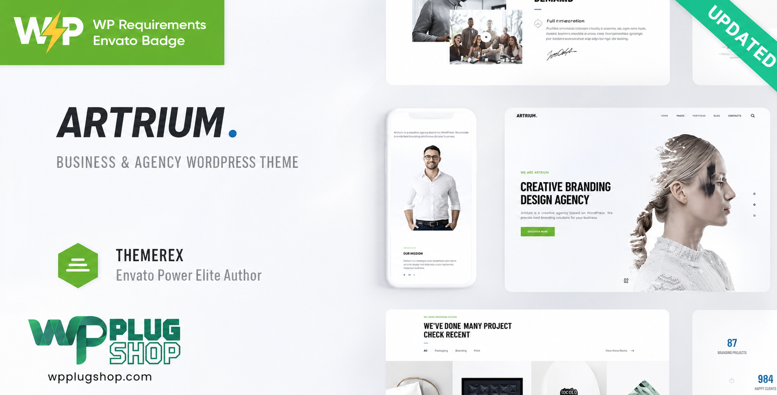 Artrium Theme Creative Agency Web Studio WordPress Theme