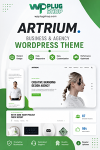 Artrium Theme Creative Agency Web Studio WordPress Theme