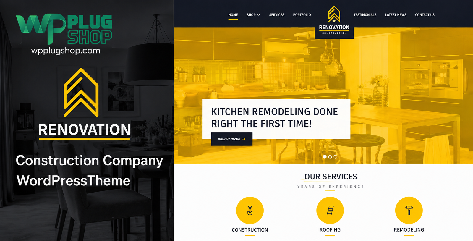 Renovation Theme – Premium Construction & Contractor WordPress Theme
