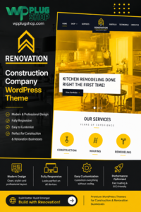 Renovation Theme – Premium Construction & Contractor WordPress Theme