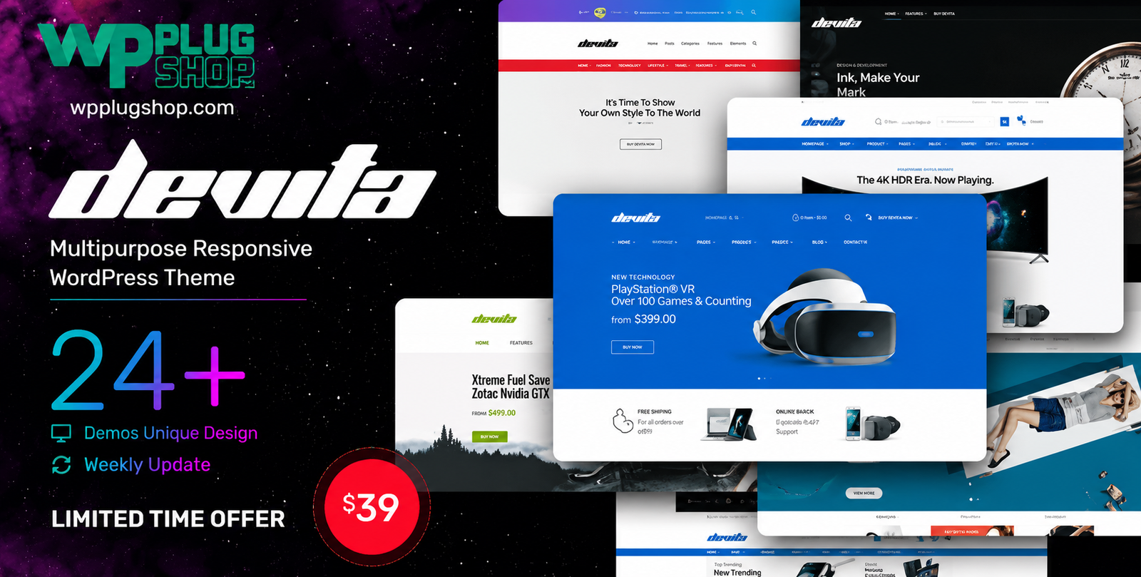 Devita Theme – Premium Multipurpose WooCommerce & WordPress Theme