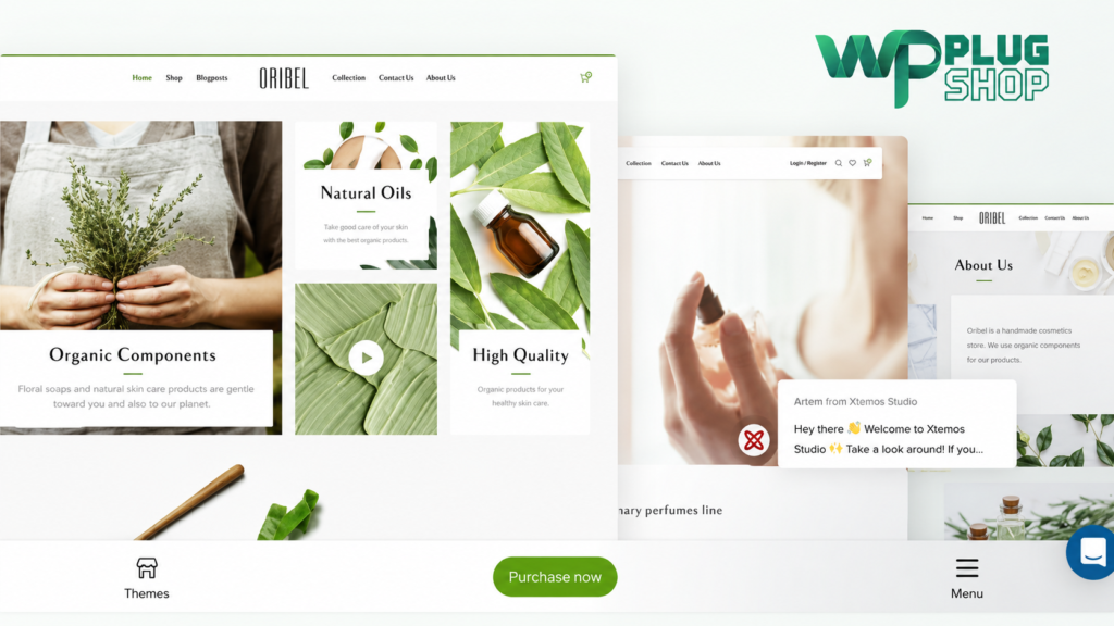 Umbriel Theme Ecommerce Theme for Organic Cosmetics and Perfumes