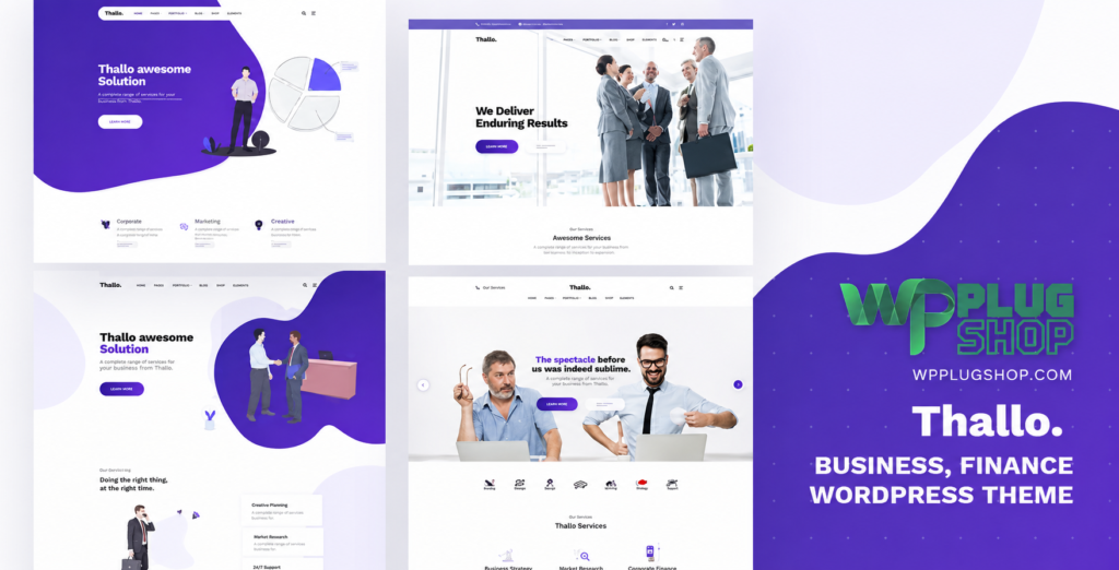 Thallo Theme Consulting Finance WordPress Theme