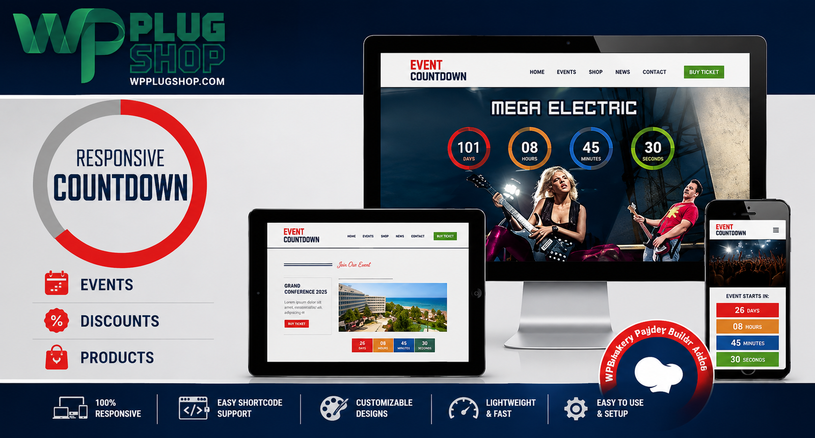 Countdown Pro WP Plugin Websites Products Offers