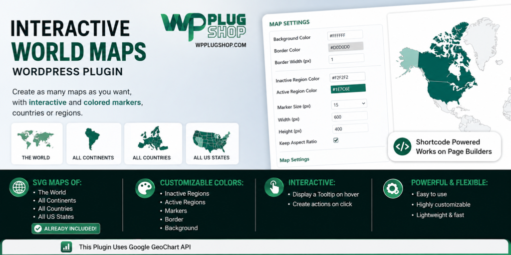 Interactive World Maps WordPress Plugin