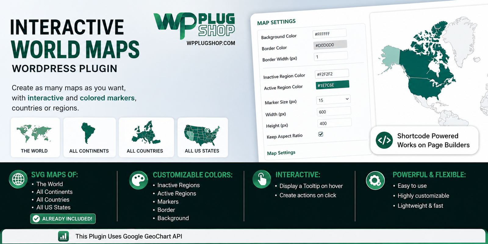 Interactive World Maps WordPress Plugin