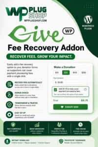 GiveWP Fee Recovery AddonGiveWP Fee Recovery Addon