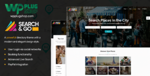 Search & Go Theme – Directory and Listing WordPress Theme