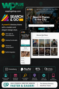 Search & Go Theme – Directory and Listing WordPress Theme
