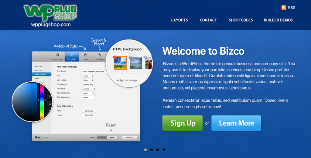 Themify Bizco Theme – Business and Corporate WordPress Theme