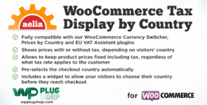 Aelia Tax Display by Country for WooCommerce