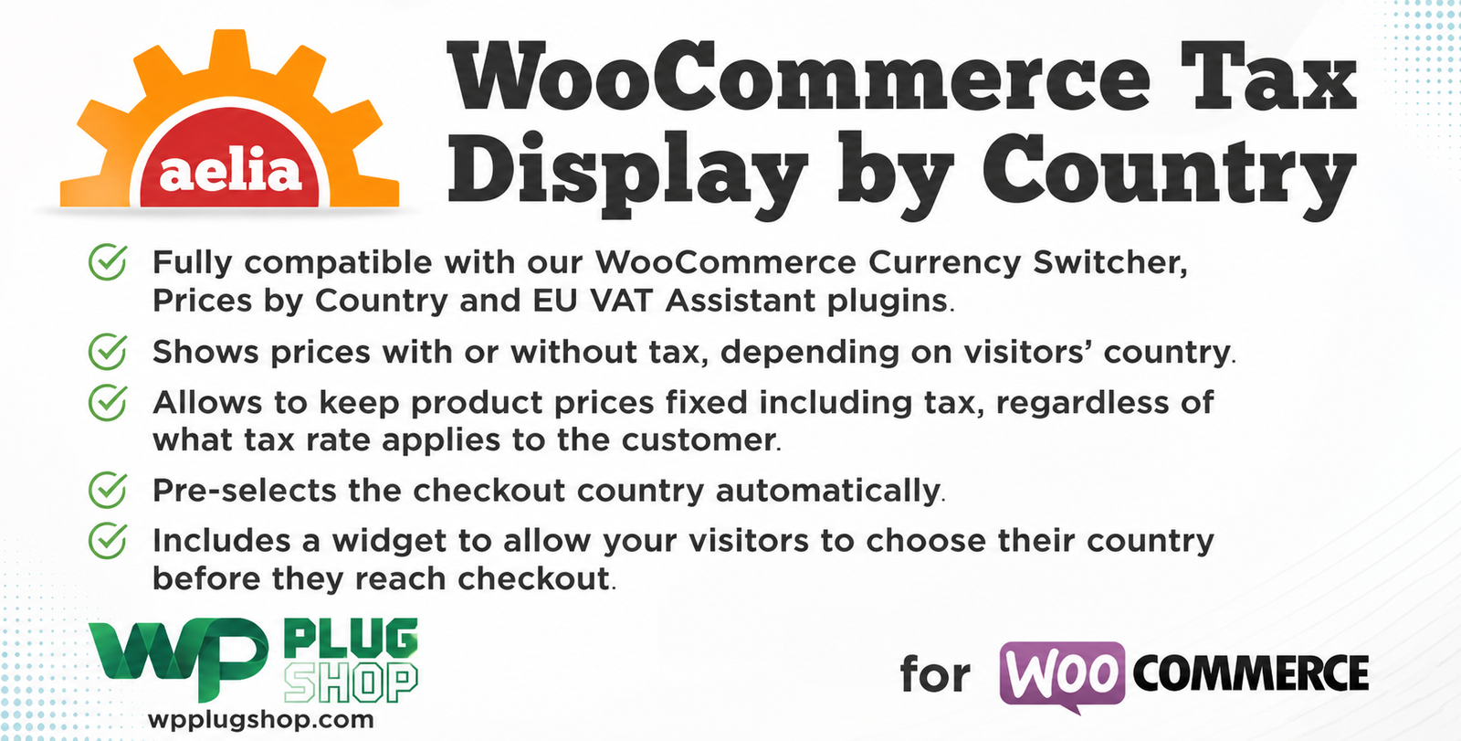 Aelia Tax Display by Country for WooCommerce