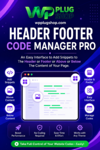 Header Footer Code Manager Pro