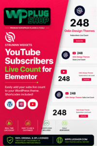 Struninn – YouTube Subscriber Counter for Elementor