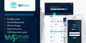 Entaro – Job Portal WordPress Theme