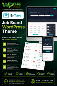 Entaro – Job Portal WordPress Theme