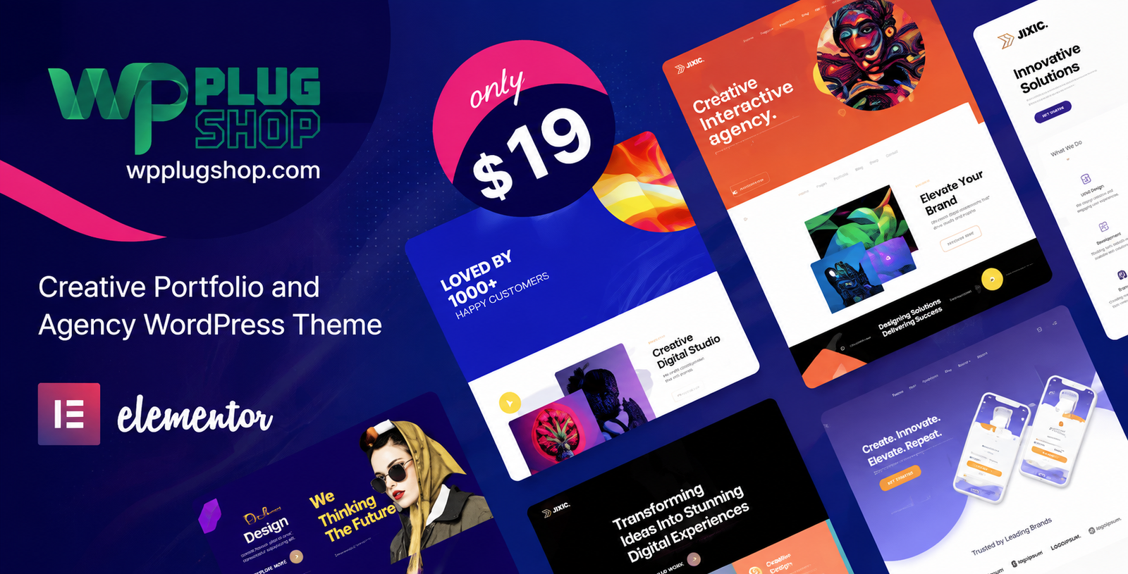 Jixic Theme Creative Portfolio Agency WordPress Theme