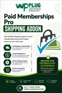 Paid Memberships Pro Shipping Addon