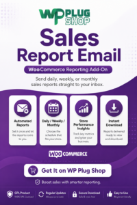 WooCommerce Sales Report Email