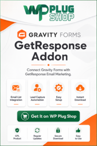 Gravity Forms GetResponse Add-on