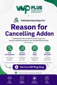 Paid Memberships Pro Reason for Cancelling Add-on