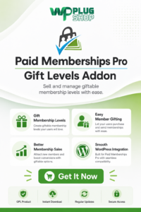 Paid Memberships Pro Gift Levels Add-on