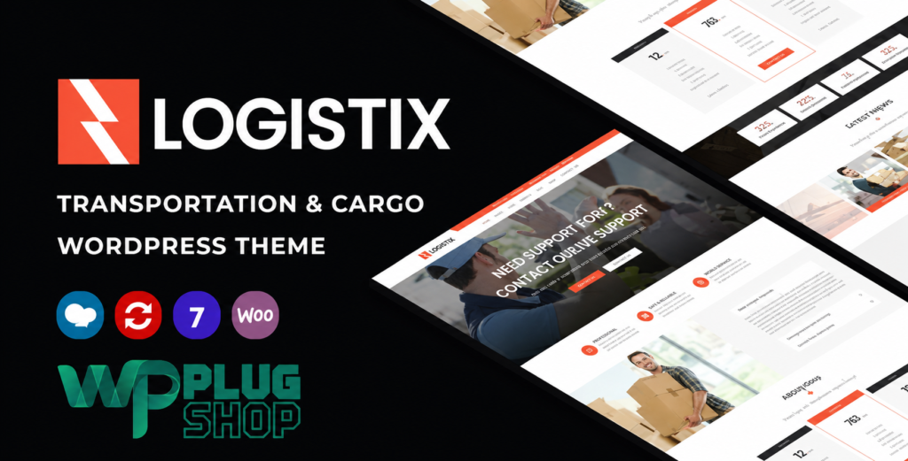 Logistix Theme Responsive Transportation WordPress Theme
