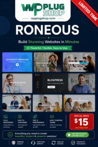 Roneous Theme – Creative Multi-Purpose WordPress Theme