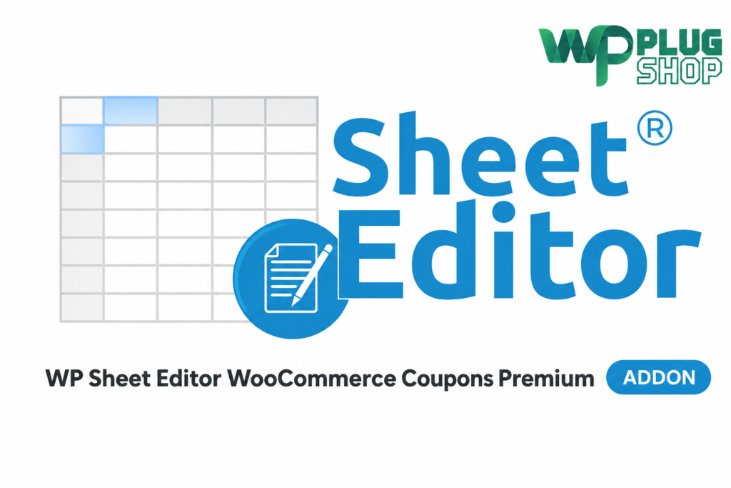 WP Sheet Editor WooCommerce Coupons Premium Add-on