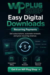 Easy Digital Downloads Recurring Payments Addon