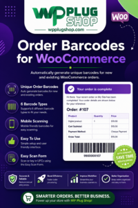 WooCommerce Order Barcodes