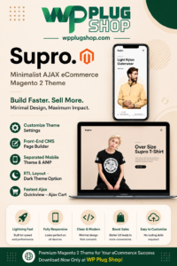 Supro Minimalist AJAX WooCommerce WordPress Theme