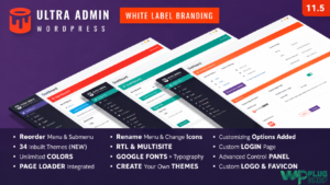 Ultra WordPress Admin Theme