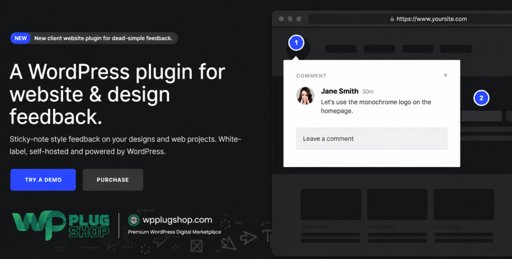 ProjectHuddle WordPress Plugin – Visual Client Feedback & Website Review