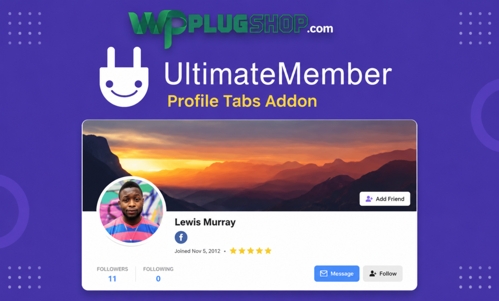 Ultimate Member Profile Tabs Addon