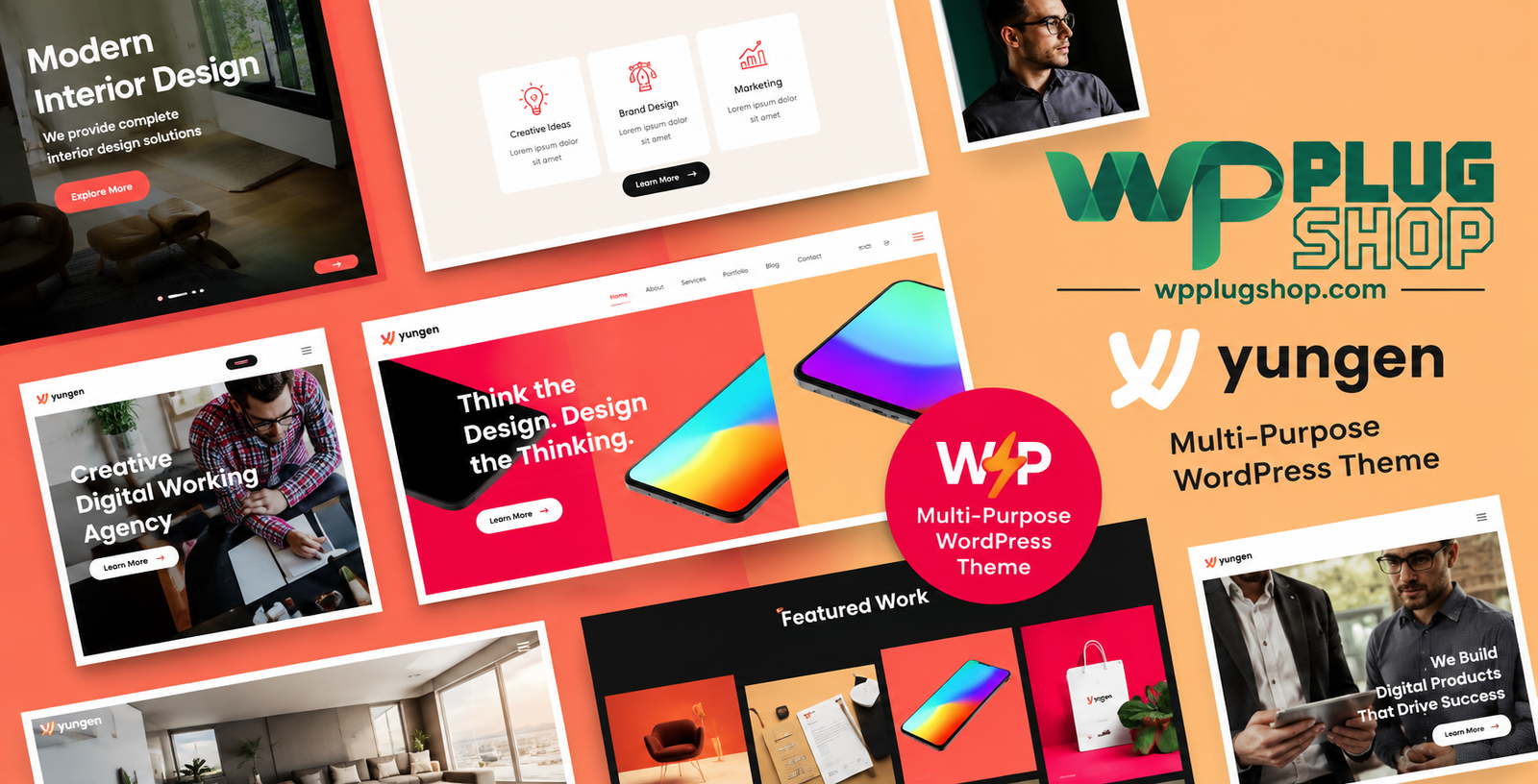 Yungen Theme - Modern Digital Agency Business WordPress Theme