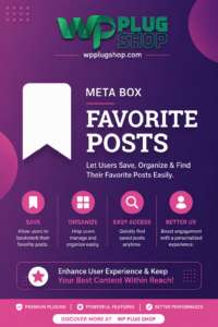 Meta Box Favorite Posts Addon